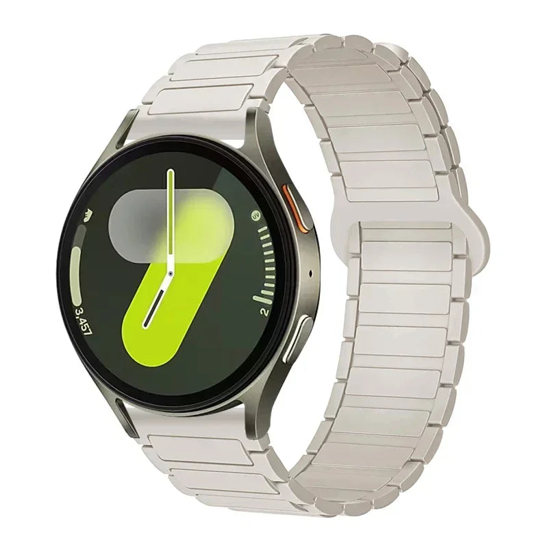 Motorola Moto Ribbed Magnetic Silicone Loop Band — Starlight
