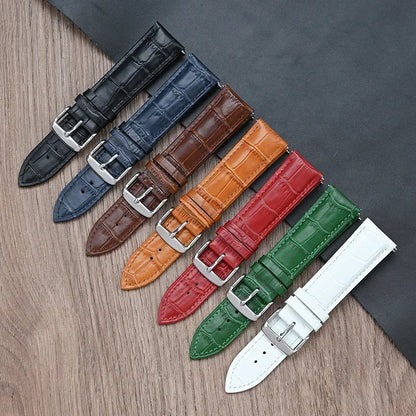 Garmin Croc-Embossed Leather Band in several colors
