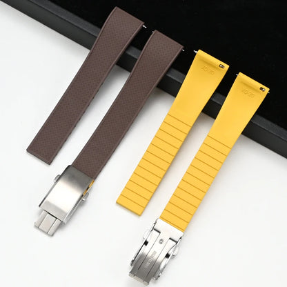 Garmin FKM Rubber Band — strap pieces and folding clasp