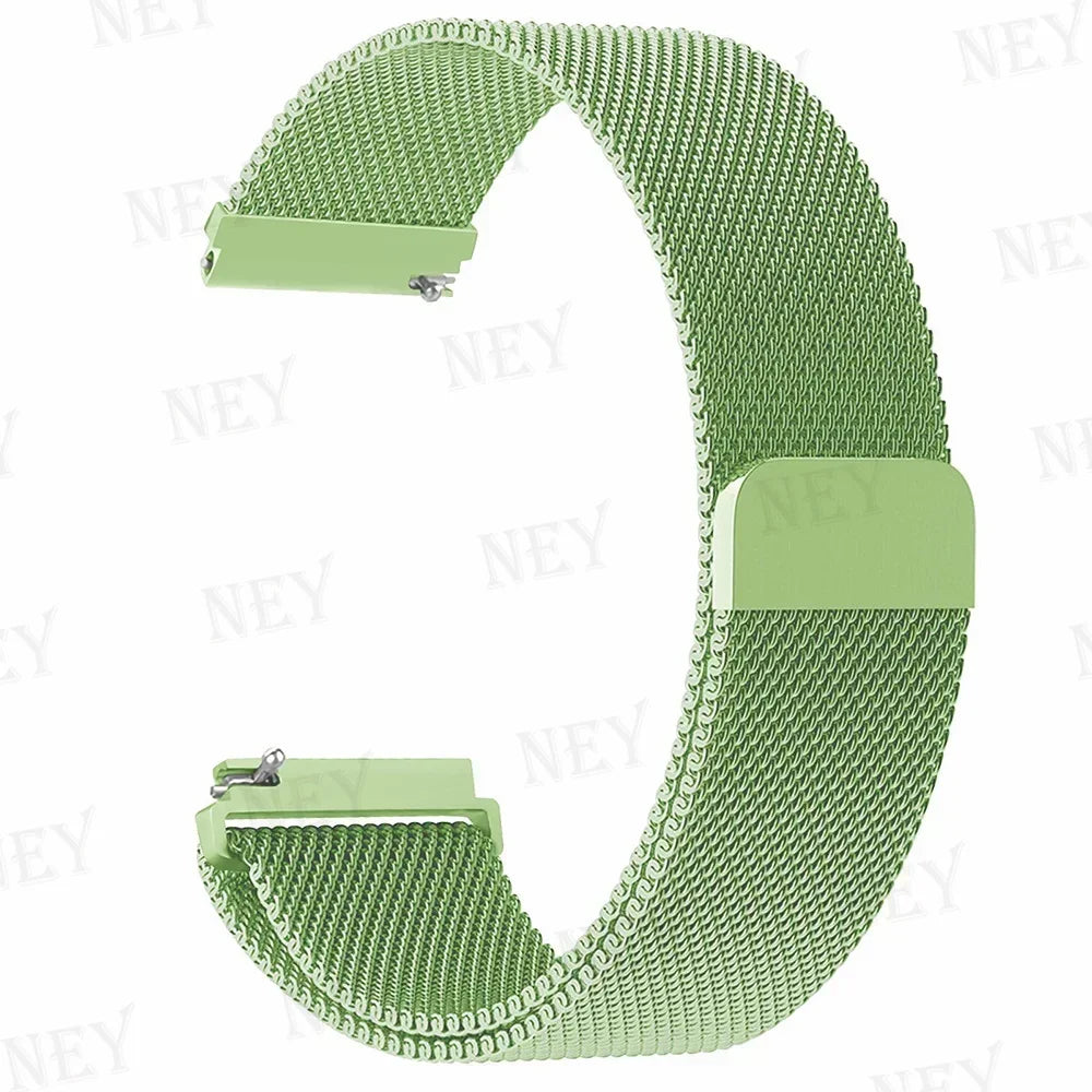 COROS Stainless Steel Milanese Mesh Watch Band - Mint Green