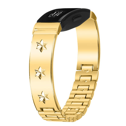 Gold Fitbit Inspire 2, Inspire HR and Ace 3 Star Link Bracelet Band