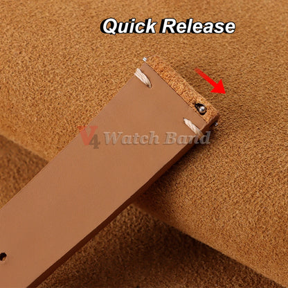 Garmin Suede Butterfly Clasp Band — quick-release pin close-up