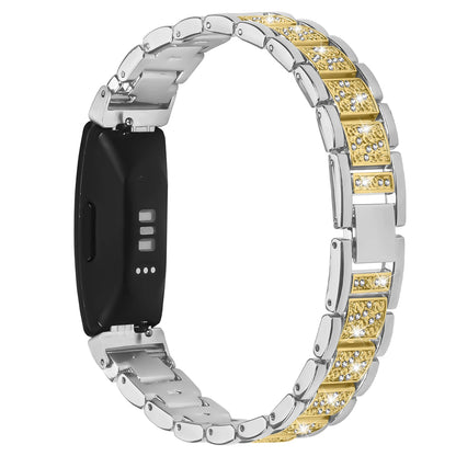 Silver / Gold Fitbit Inspire 2, Inspire HR and Ace 3 Sparkling Panel Link Band