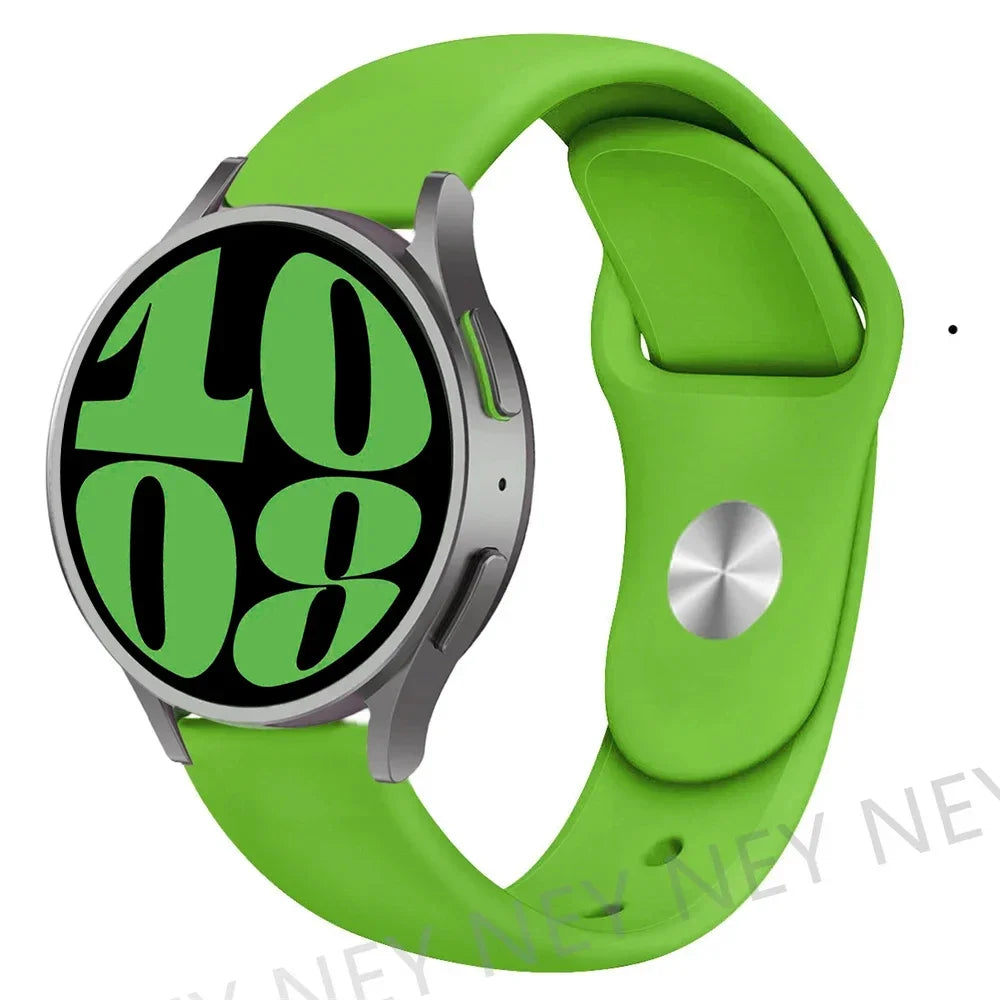 Motorola Moto Smooth Silicone Pin-and-Tuck Band — Lime Green