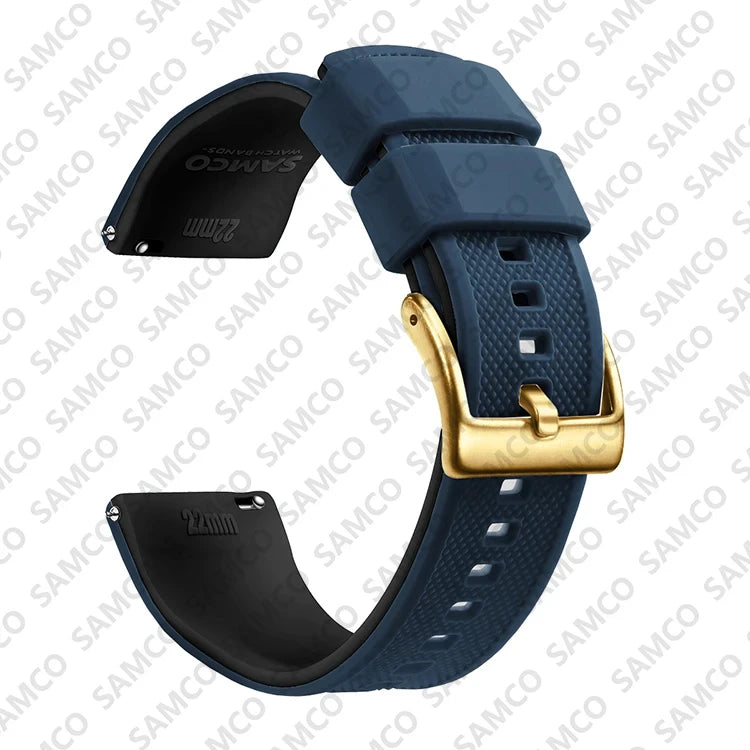 OnePlus Watch Band Quick Release Silicone Strap Sweat Resistant Black showcasing quality materials and design.