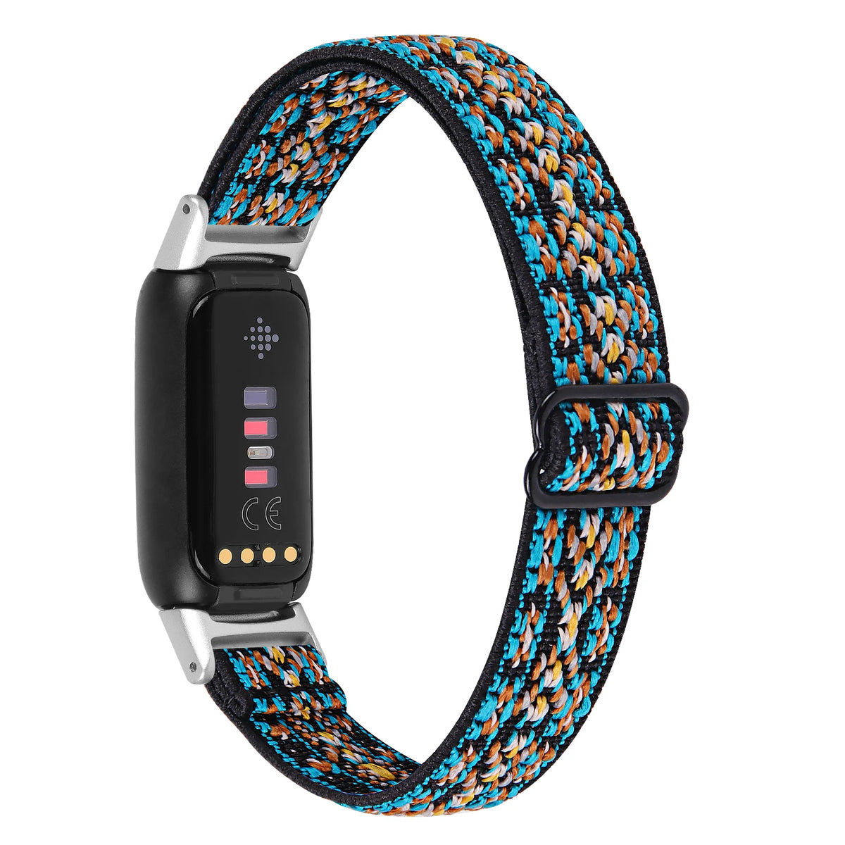 Fitbit Luxe Adjustable Stretch Nylon Band - Blue Mosaic