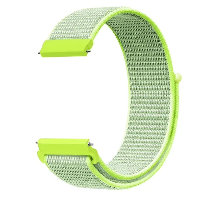 Motorola Moto Adjustable Nylon Sport Loop Band — Light Lime Green