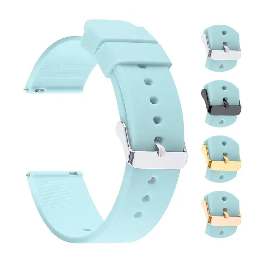Samsung Galaxy Watch Classic Silicone Buckle Band in Light Blue