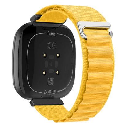 Yellow Fitbit Versa 4, Versa 3, Sense 2 and Sense Alpine Loop Nylon Band