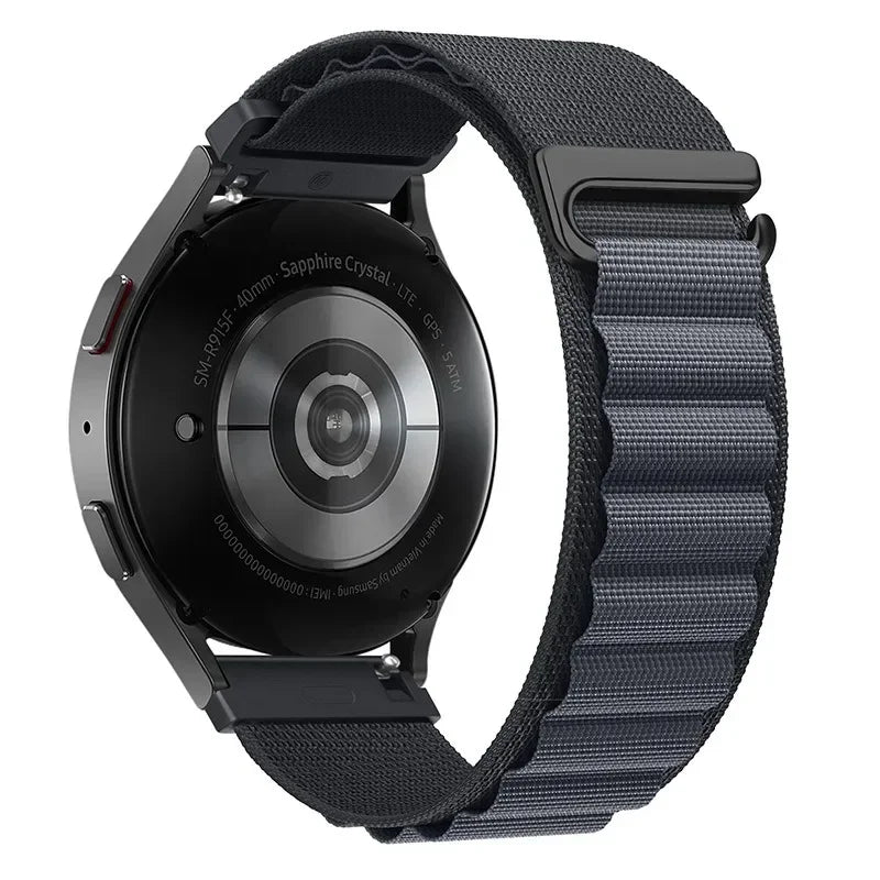 Polar Alpine-Style Nylon Loop Band — Dark Gray