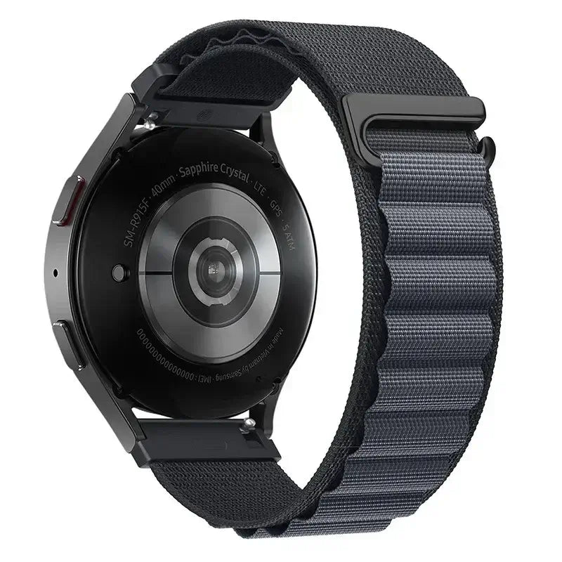 Amazfit Alpine-Style Nylon Loop Band — Dark Gray