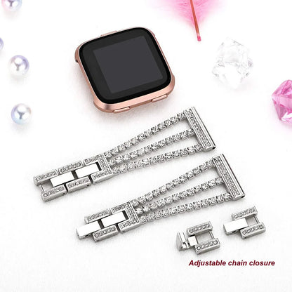 Fitbit Versa 4, Versa 3, Sense 2 and Sense Rhinestone Bracelet Band — band detail