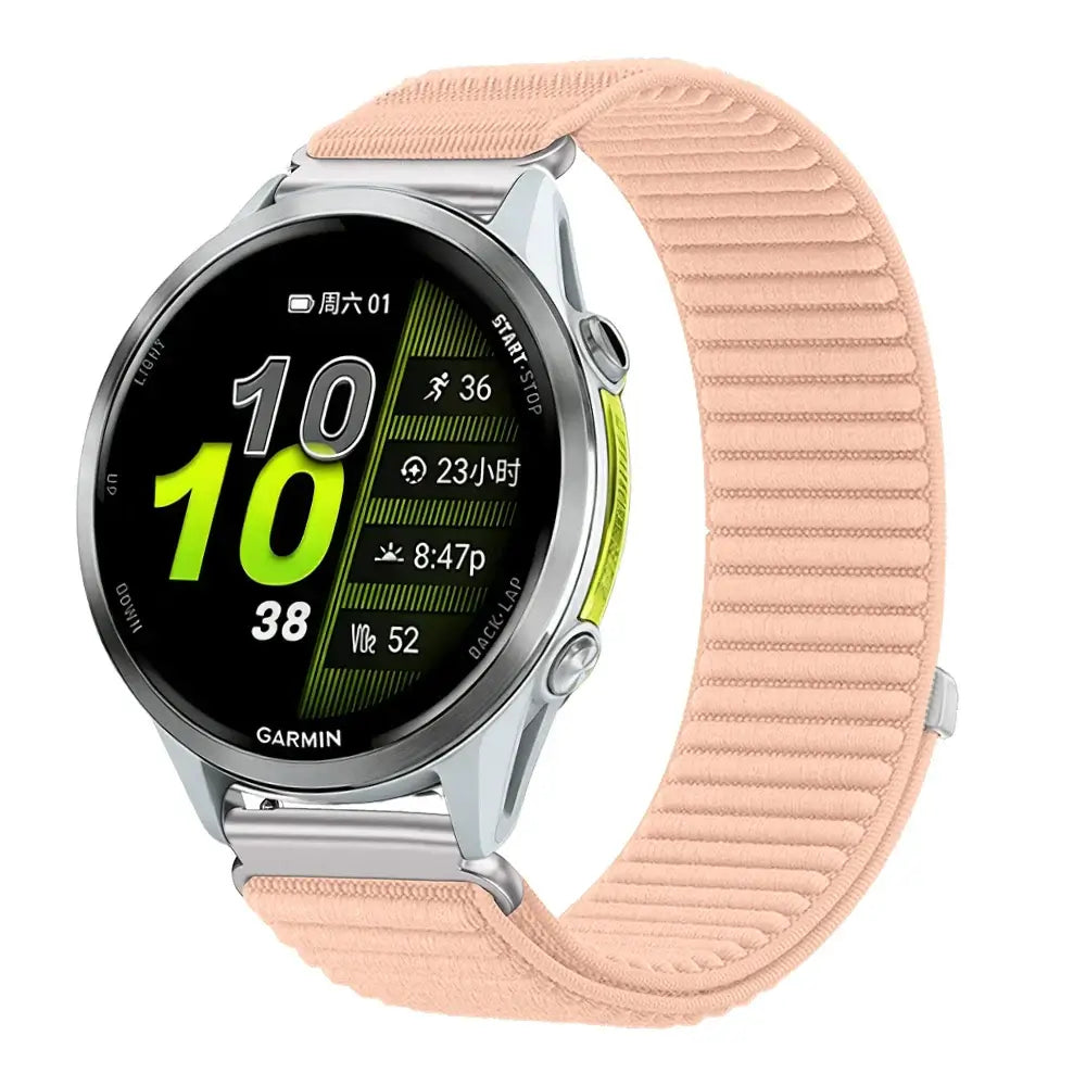 Amazfit Ribbed Nylon Sport Loop Watch Band - Pink Sand