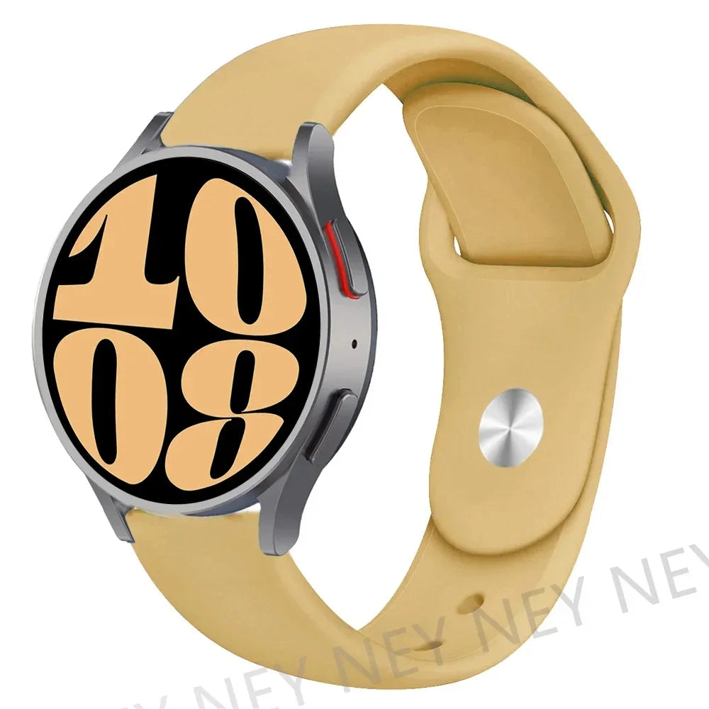 Motorola Moto Smooth Silicone Pin-and-Tuck Band — Sand Yellow
