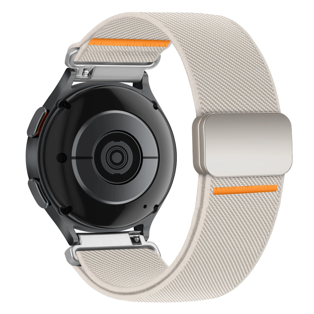 Motorola Moto Nylon Band with Magnetic Clasp and Orange Accents — Starlight