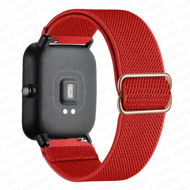 COROS Adjustable Elastic Fabric Watch Band - Red