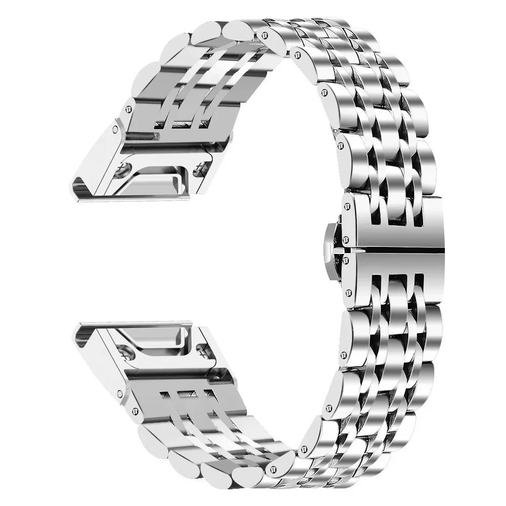 Garmin QuickFit Stainless Steel Multi-Link Band in Silver