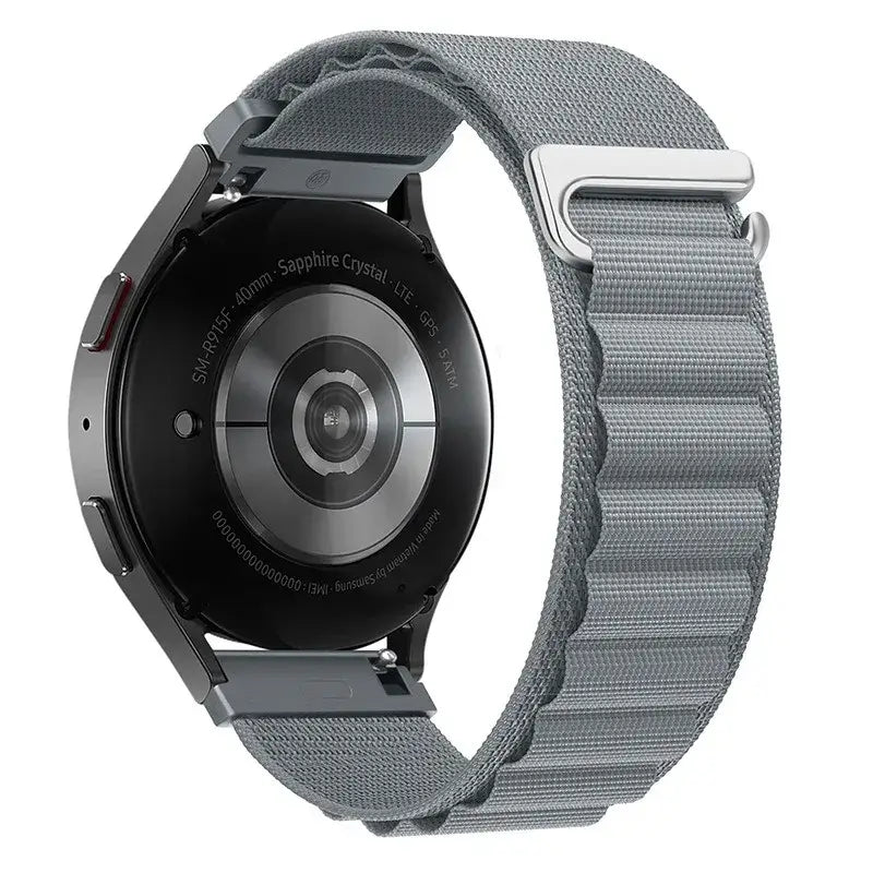 Gray loop with metal hook — BandsCo Straps