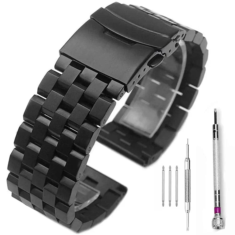 Suunto Five-Row Stainless Steel Band - Black