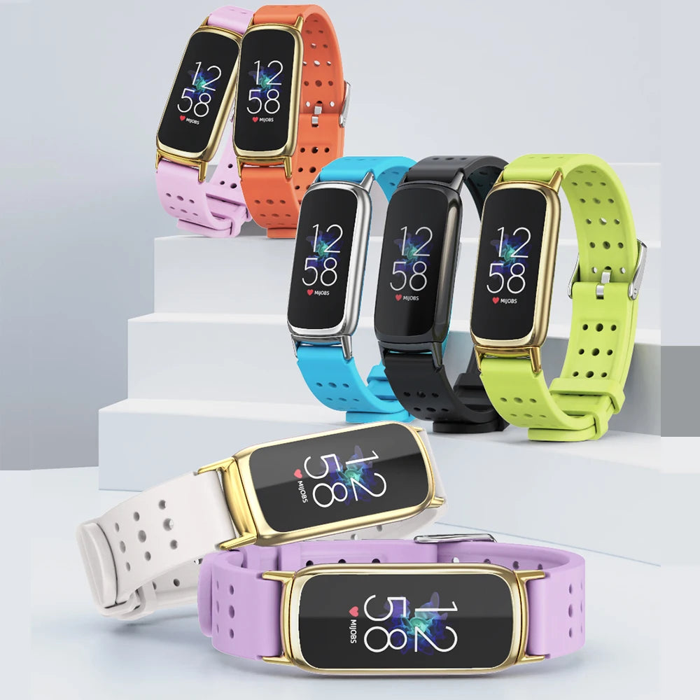 Fitbit Luxe Mesh or Perforated Sport Band — design detail