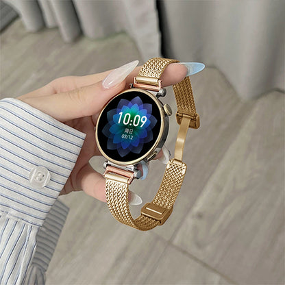 Garmin Slim Magnetic Metal Mesh Band in Gold