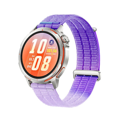 Lavender Purple Garmin 18/20/22mm Quick Release Nylon Band with Slider