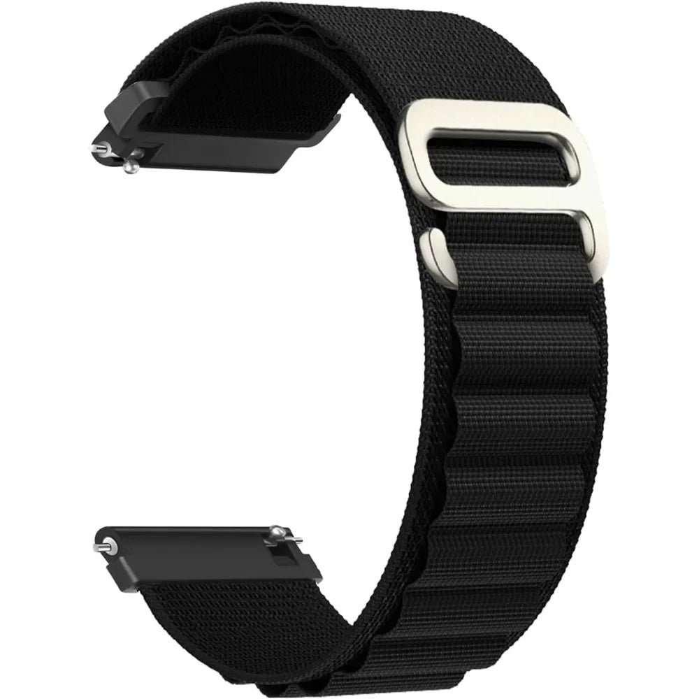 COROS Nylon Trail & Alpine Loop Watch Band - Alpine - Black