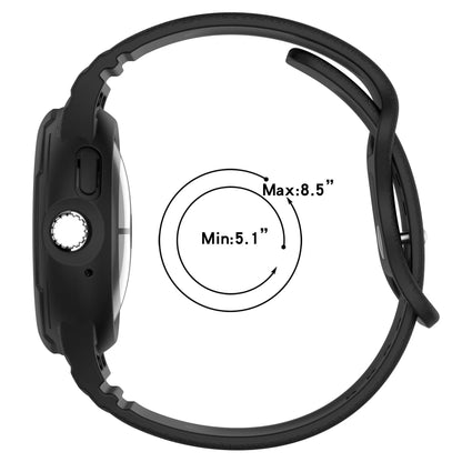 Google Pixel Watch 3, 2 and 1 41mm Silicone Band with Built-In Case — band detail