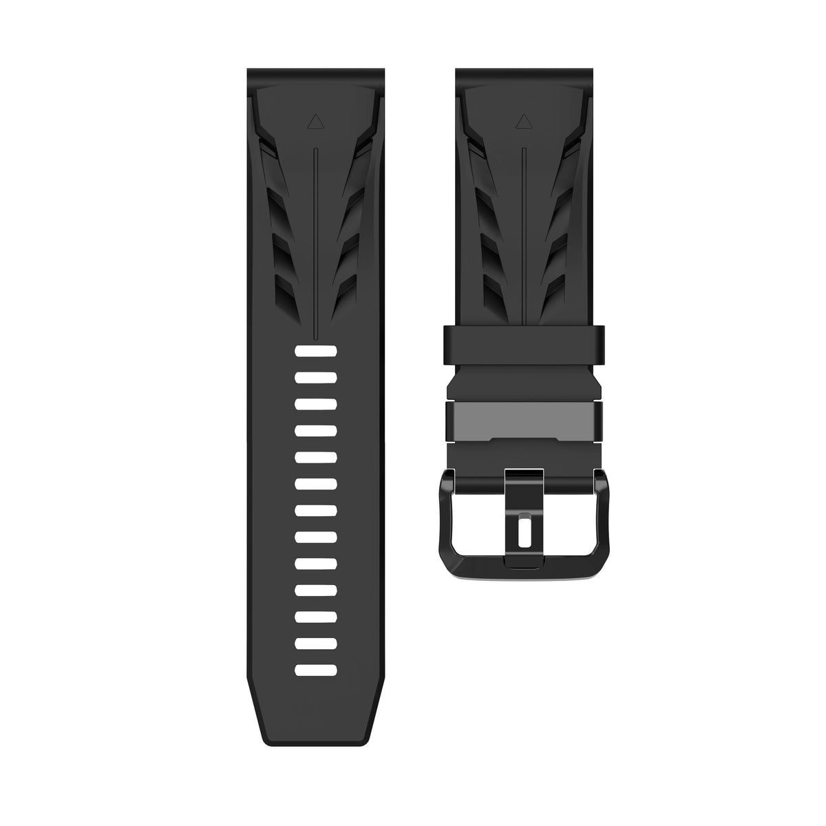 Garmin QuickFit 22/26mm Textured Silicone Band, Solid or Camo — design detail