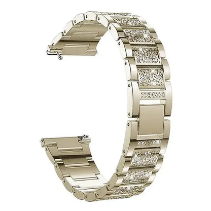 Garmin Women's Rhinestone Link Bracelet in Champagne Gold
