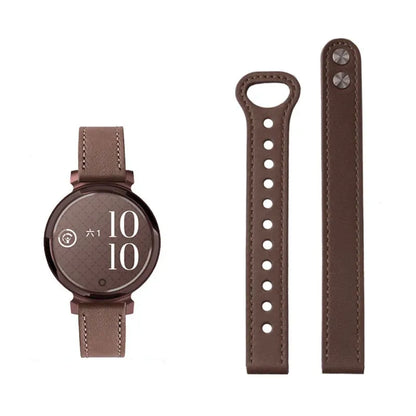 Garmin Lily 2 Slim Leather Band in Dark Brown