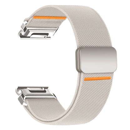 Starlight Garmin QuickFit 22/26mm Woven Nylon Band with Magnetic Closure