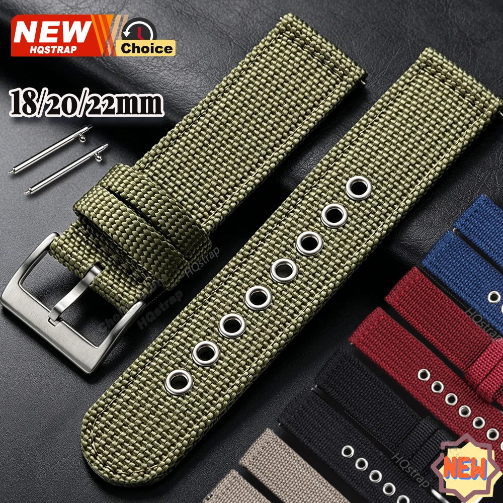 Garmin Nylon Canvas Band in olive green