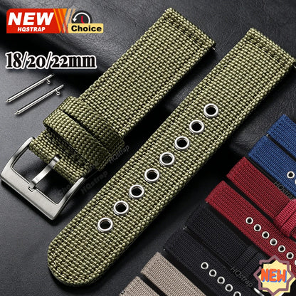 Garmin Nylon Canvas Band in olive green