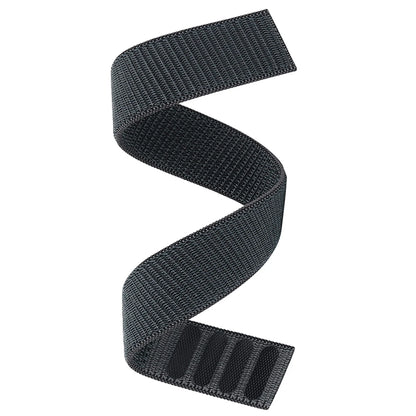 Gray Garmin QuickFit 22/26mm Soft Nylon Hook-and-Loop Sport Band