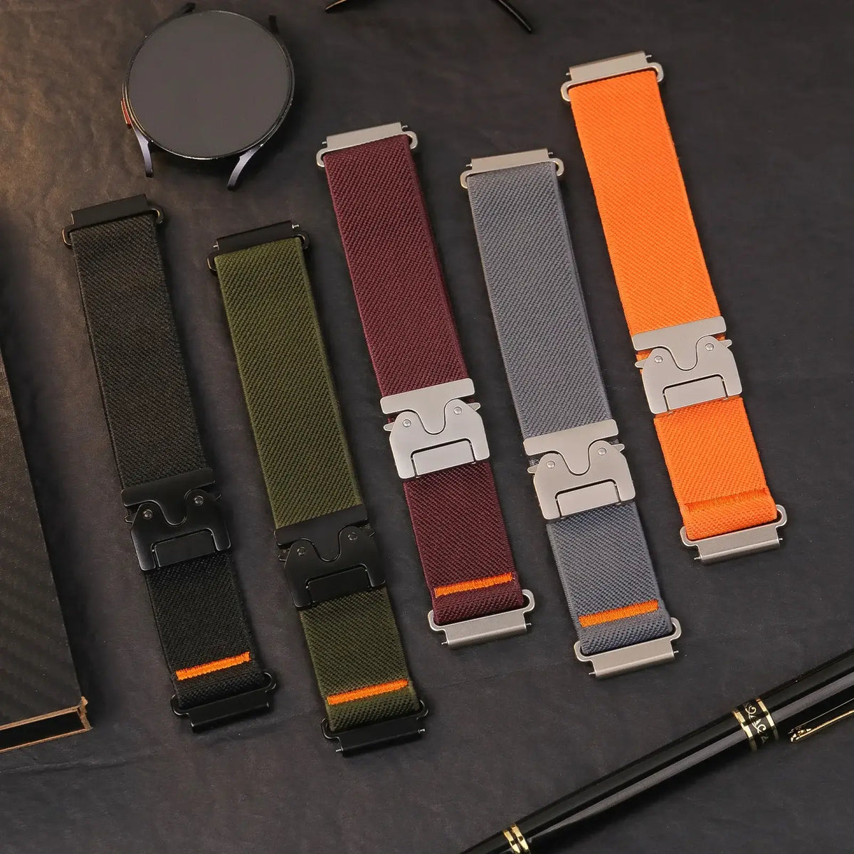 Fabric band colors and metal clasps — BandsCo Straps
