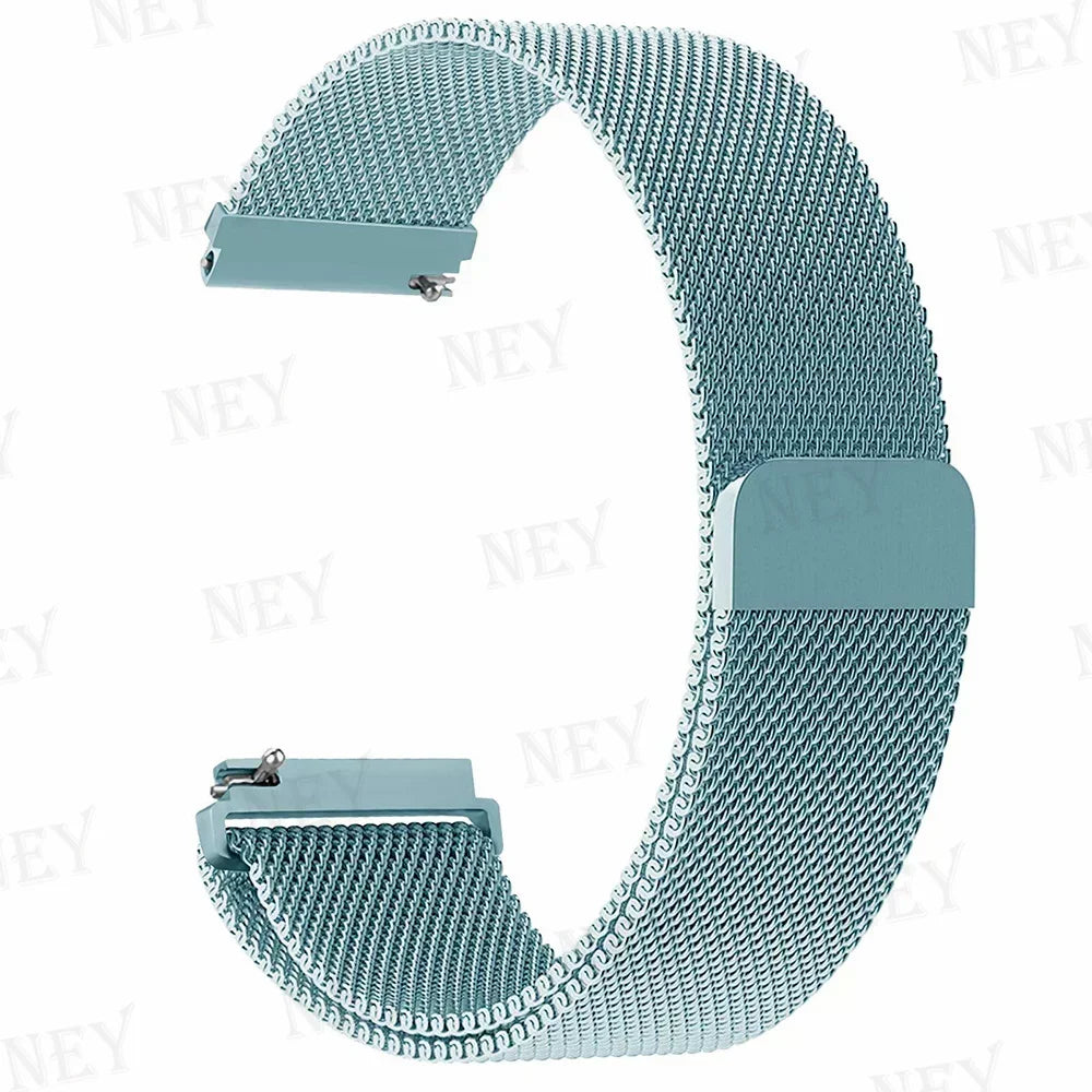 COROS Stainless Steel Milanese Mesh Watch Band - Turquoise