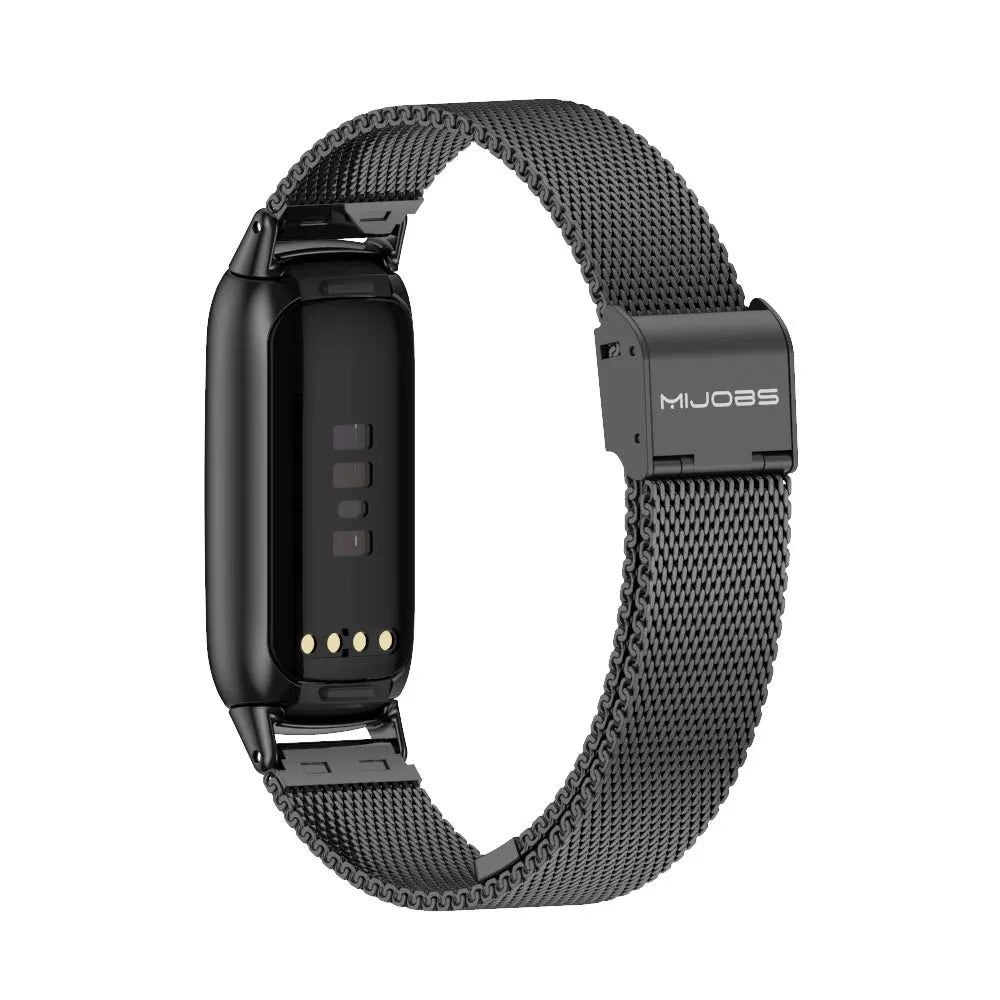 Fitbit Luxe Mesh or Perforated Sport Band — band detail