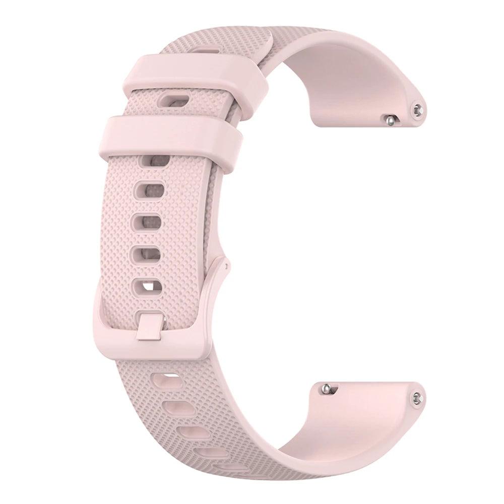 COROS Textured Silicone Band with Matching Buckle – Pink Strap