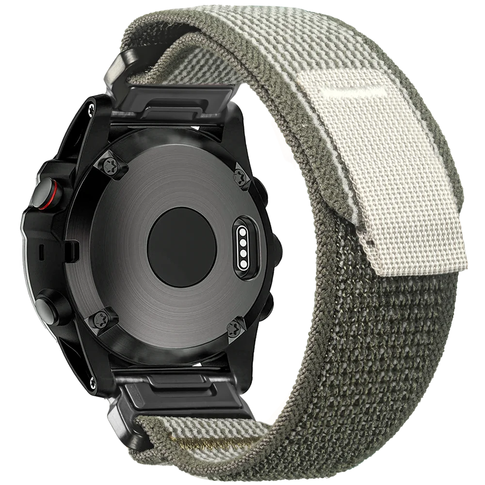 Garmin QuickFit Woven Nylon Trail Loop Band in Olive / Sage