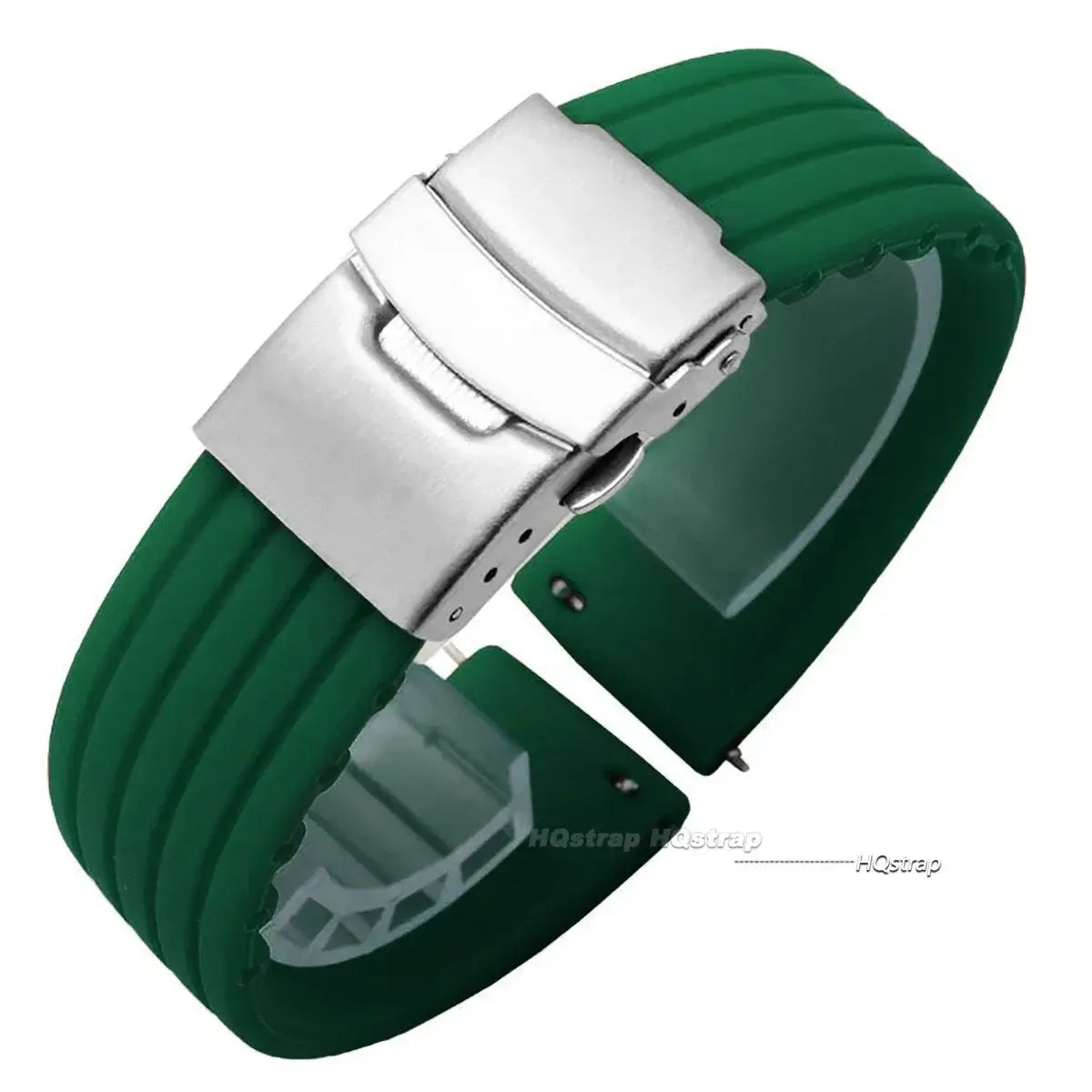 Silicone Folding Clasp Band for Amazfit – Green