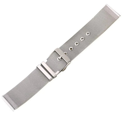 Garmin Milanese Mesh Buckle Band — laid flat