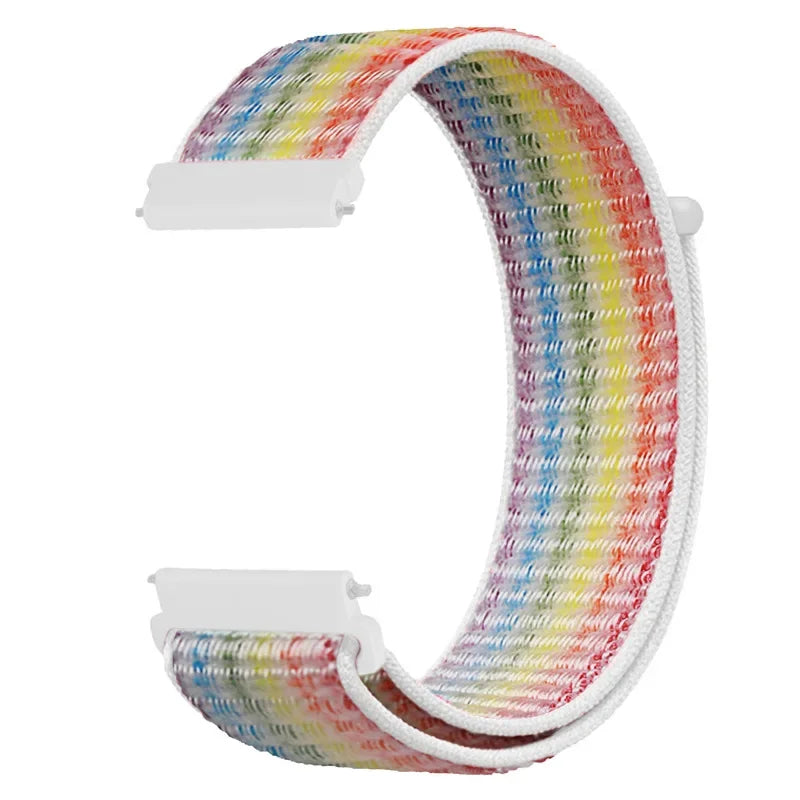 Polar Adjustable Nylon Sport Loop Band – Multicolor Stripes