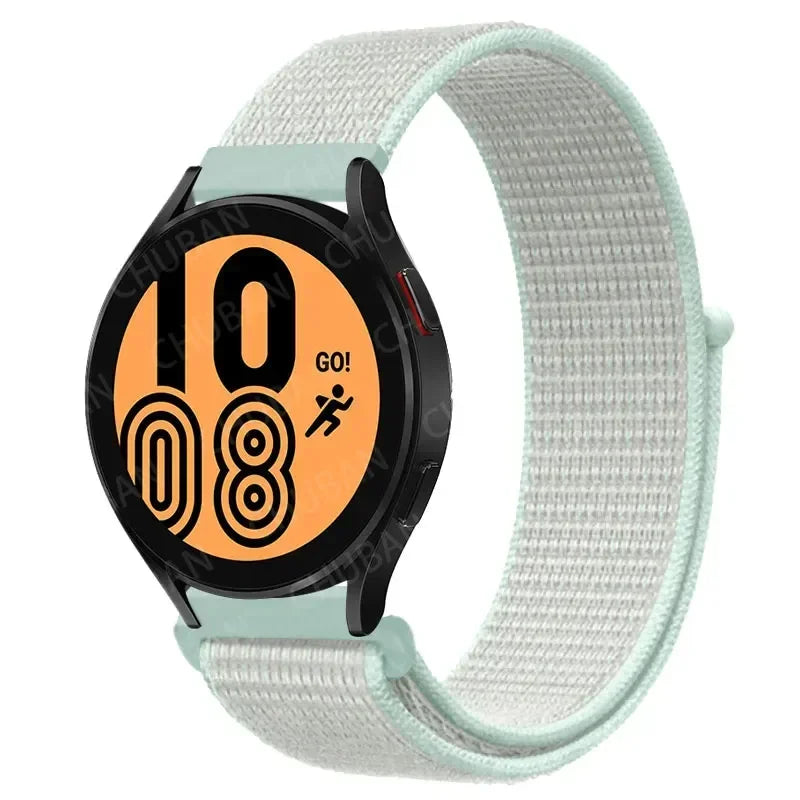 COROS Nylon Sport Loop Watch Band in Solid & Mixed Colors - Light Cyan