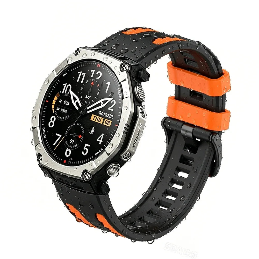 Garmin QuickFit 22/26mm Silicone Band with Contrast Keepers — product detail