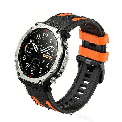 Garmin QuickFit 22/26mm Silicone Band with Contrast Keepers — product detail