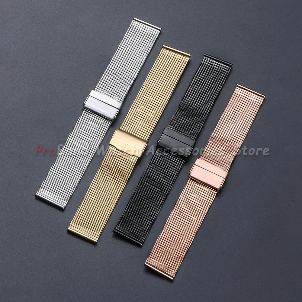 Garmin Milanese Mesh Sliding Clasp Band in several colors