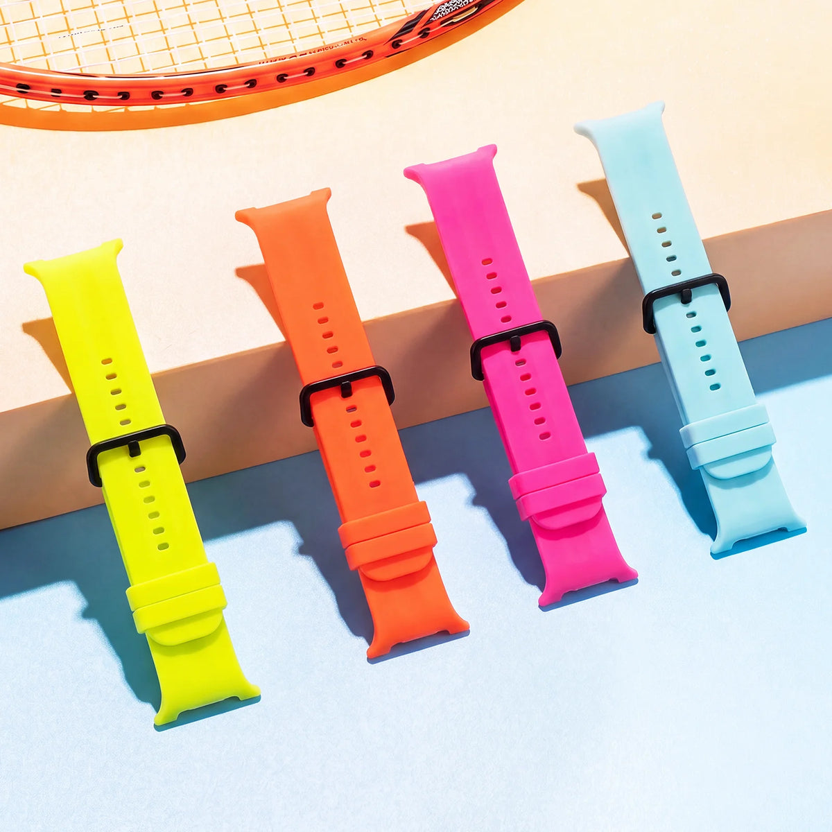 Samsung Galaxy Luminous Silicone Watch Band - Watch8/Watch8 Classic/Watch9 Neon Glow Strap in vibrant colors