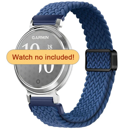 Garmin Lily 2 Braided Nylon Magnetic Band in Navy Blue