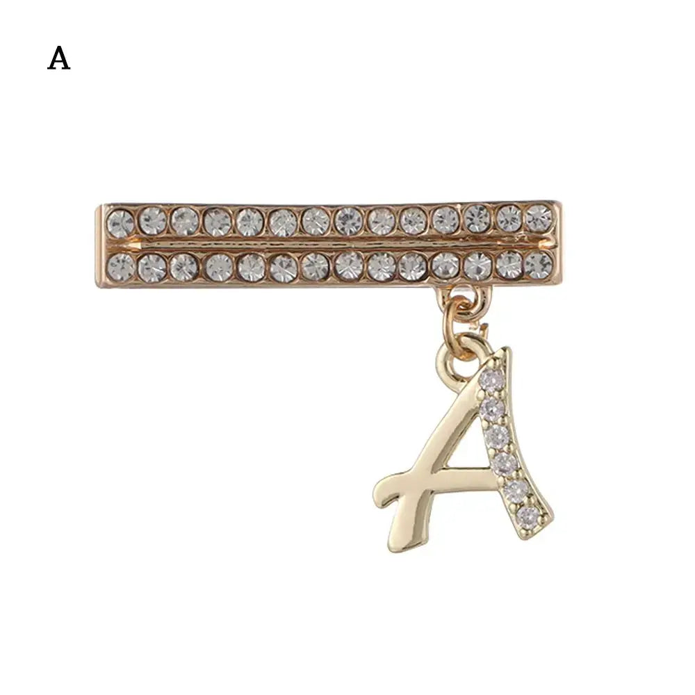 Decorative letter charm 'A' with crystals for Apple Watch band, combining luxury and style for smartwatch lovers.
